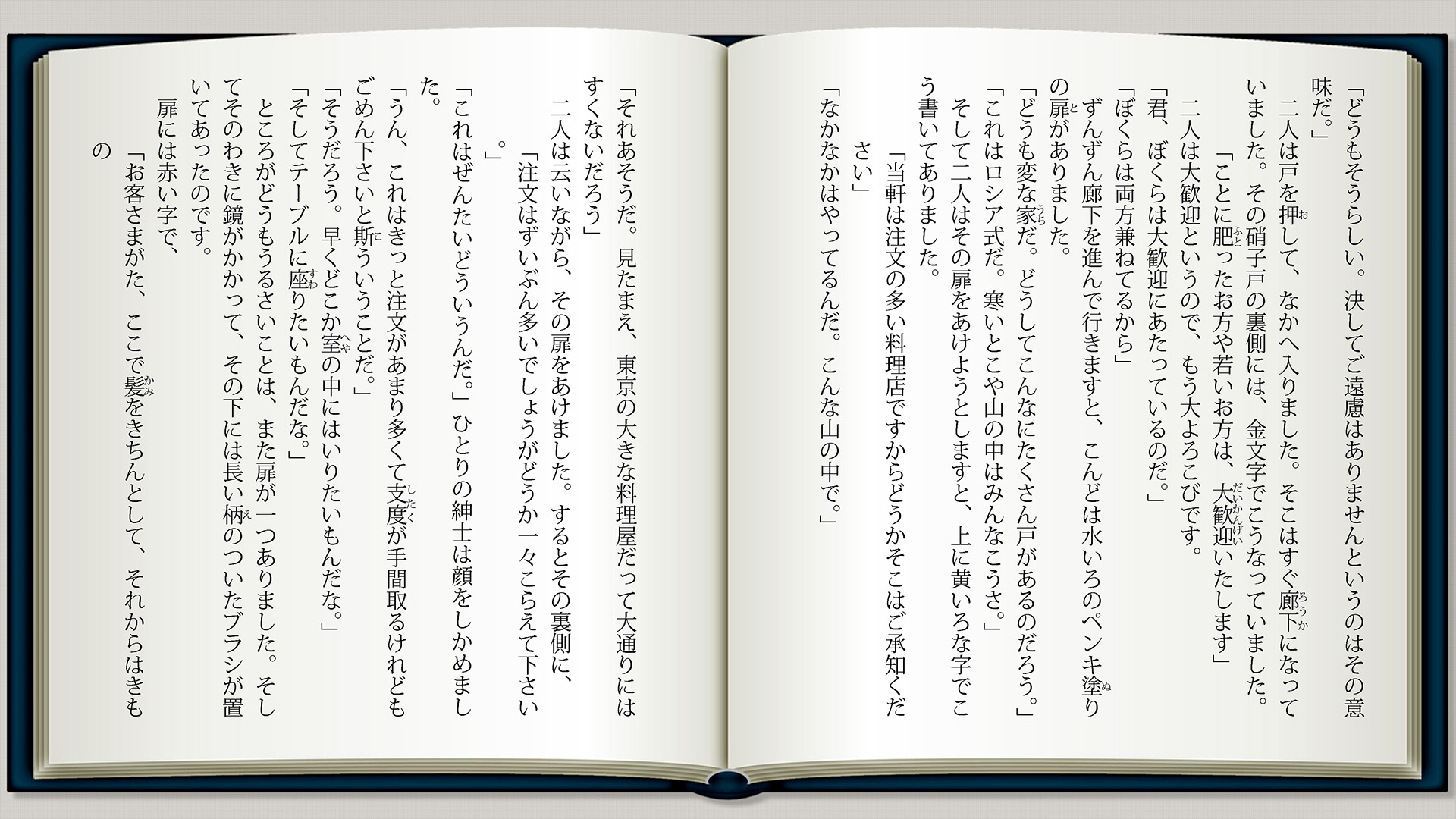 注文の多い料理店p3